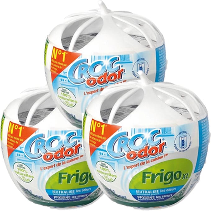 Croc Odor Koelkast Ei XL - Geurverfrisser - 3 Stuks