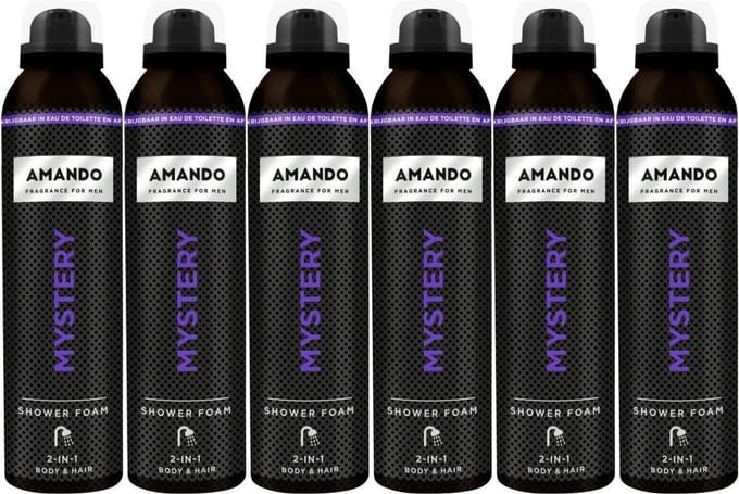 6x Amando Douche Foam Mystery 200 ml