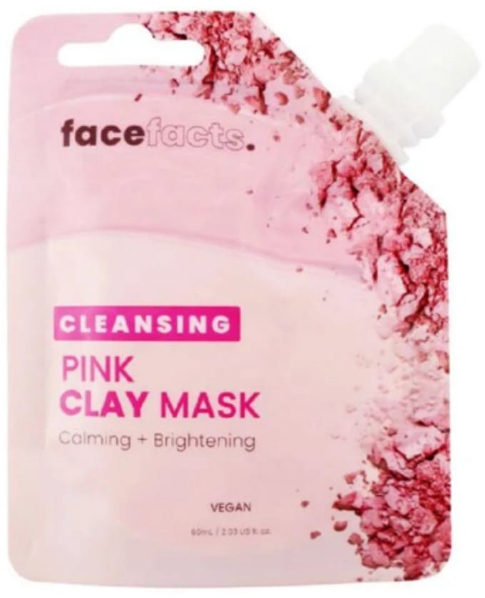 Face Facts | Cleansing Pink Clay Mask - 60ml - Vegan