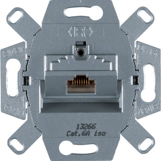 Hager Berker Datacontactdoos Aderpaar - 4586 - E2FPC