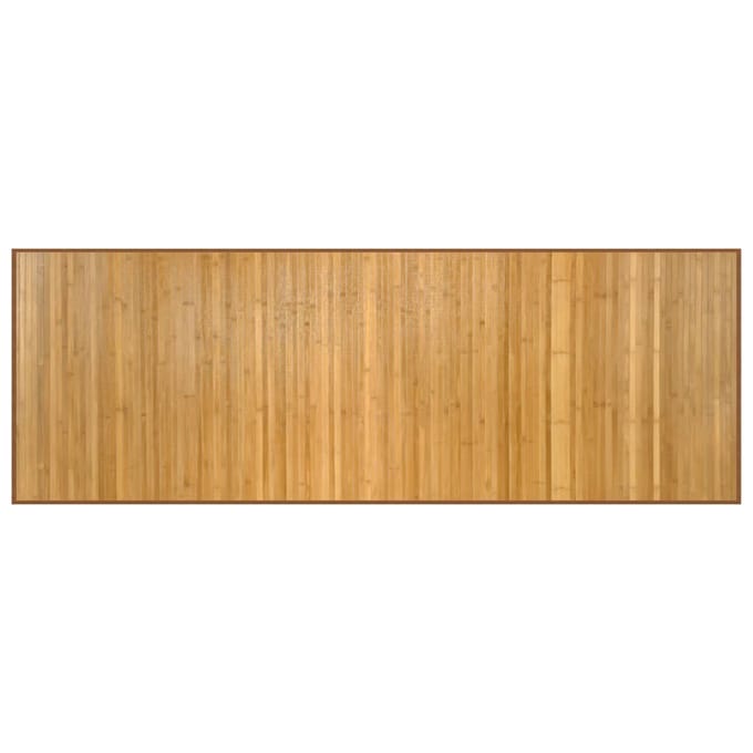 vidaXL - Vloerkleed - rechthoekig - 70x200 - cm - bamboe - naturel