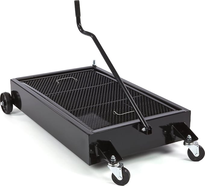 HBM 60 Liter Olie Opvangbak Lekbak Metaal 105 x 63 x 20 cm