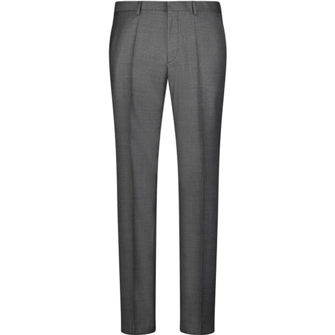 Roy Robson Broek Fine Wool Natural Stretch Grijs / male