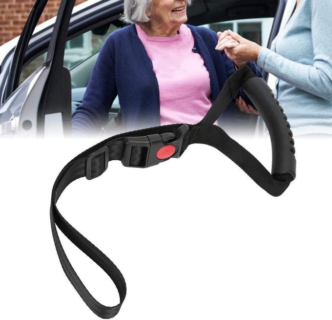 Autohandgreep - Auto Hulp - Veilig Instappen - Verstelbaar Ontwerp - 33-47 cm - Zwart