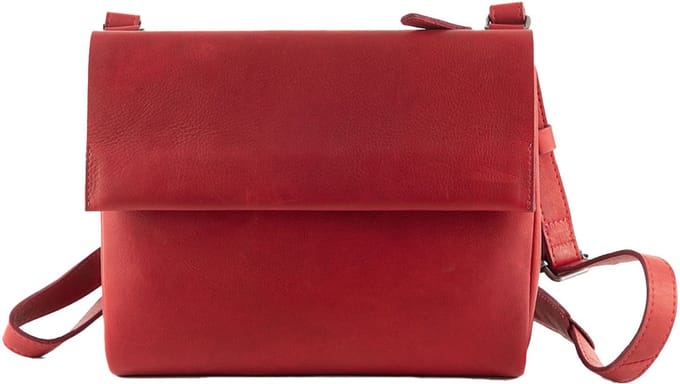 HAROLD'S Leren Schoudertas Campo Shoulderbag Red Rood