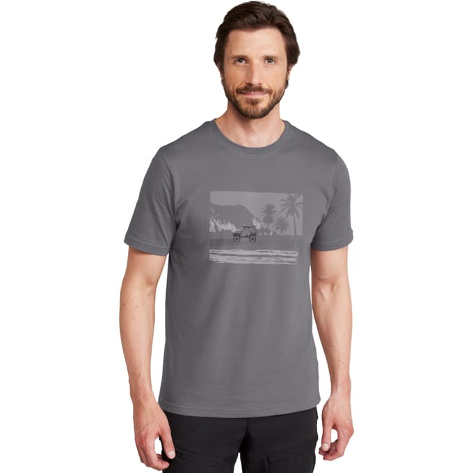 Mountain Warehouse Heren Ocean Drive T-Shirt (Donkergrijs)