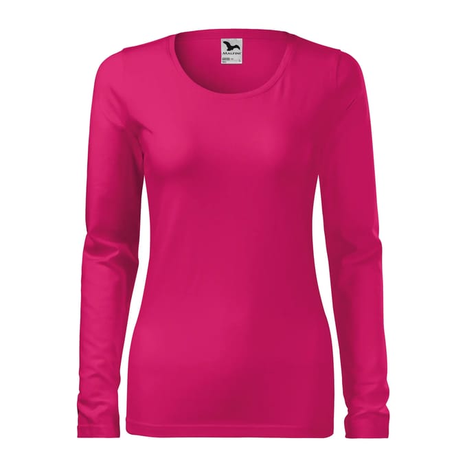 Dames-T-shirt met lange mouwen Malfini Slim 139