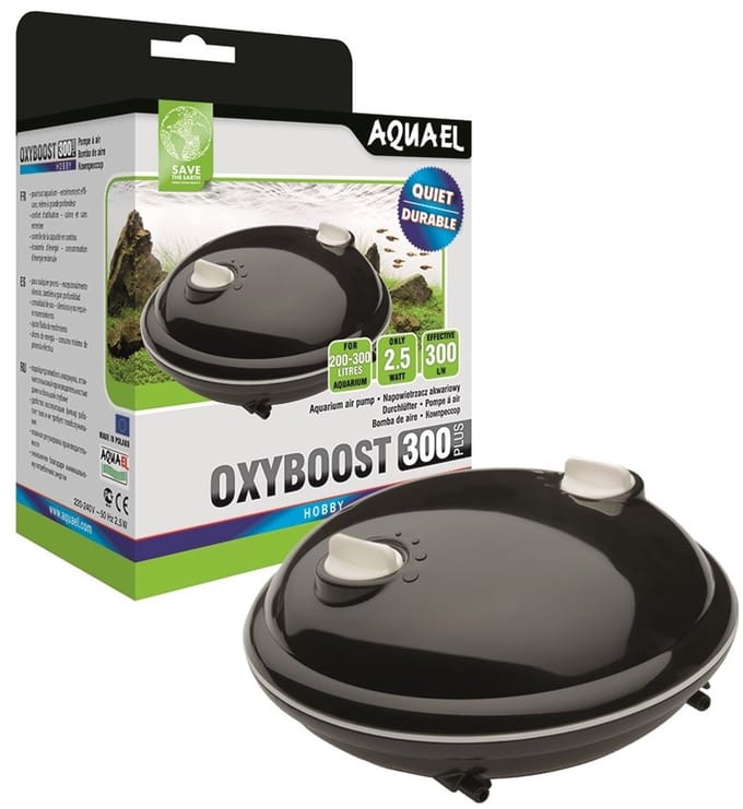Aquael oxyboost +300 - Aquarium Pomp - Type: Luchtpomp - 300 liter/uur