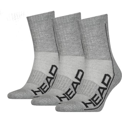 HEAD Sokken Performance Short Crew 3-pack Grijs-35/38
