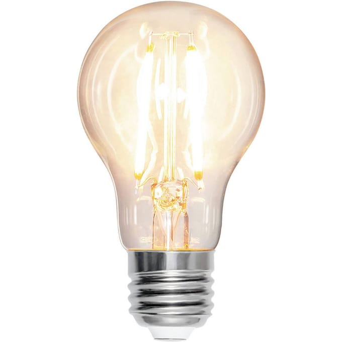 Standaard bol - E27 - 7W - Extra Warm Wit - 2700K - Filament - Helder