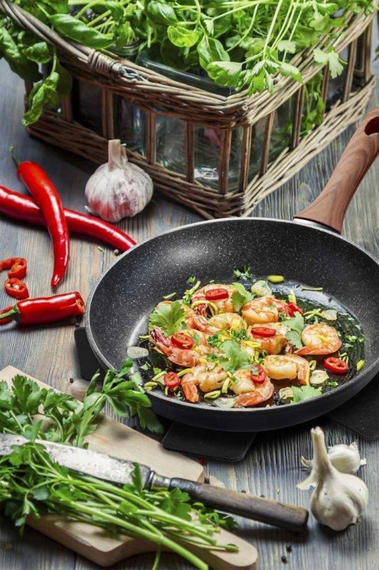Granit Pannenkoek 20cm - Inductie & Gas - Zwart
