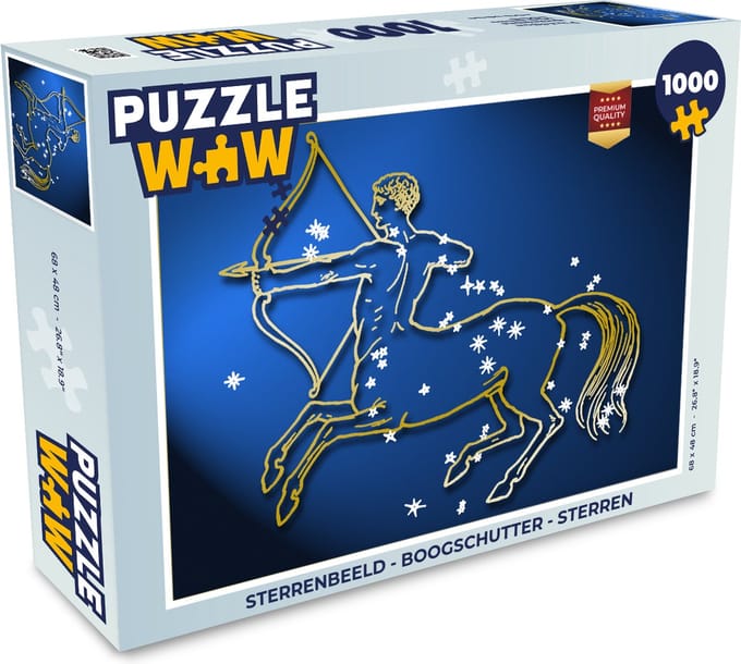Puzzel Sterrenbeeld - Boogschutter - Sterren - Legpuzzel - Puzzel 1000 stukjes volwassenen