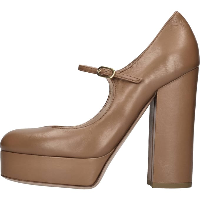 Francesco Sacco Schoenen met bruine hakken