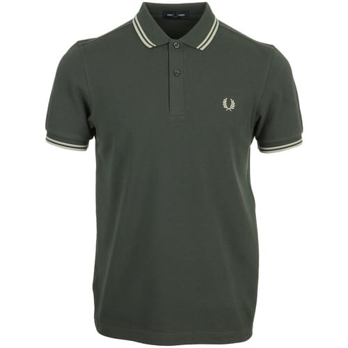 Fred Perry Polo M3600 Donkergroen U98 - Maat M - Heren