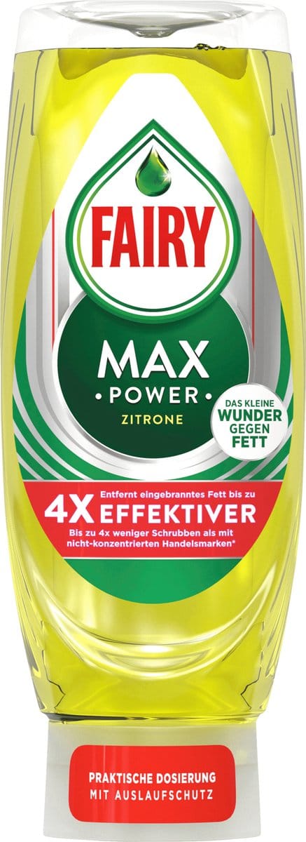 Fairy - Afwasmiddel - Max Power - Citroen - 545ml