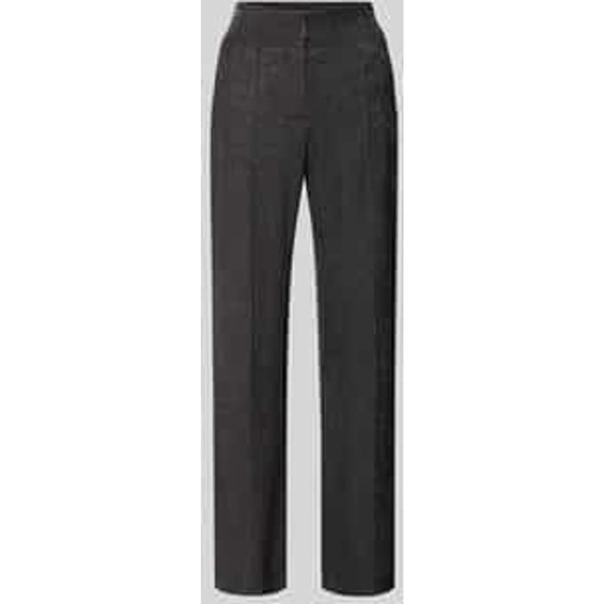 Flared stoffen broek met glittereffect