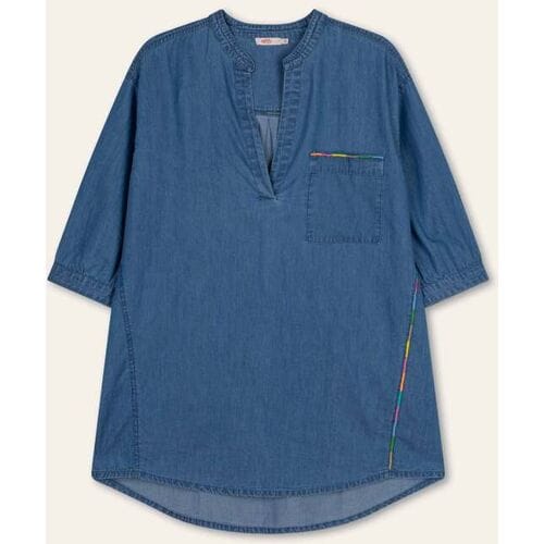 Oilily Bilash Blouse- maat36 Blauw indigo light
