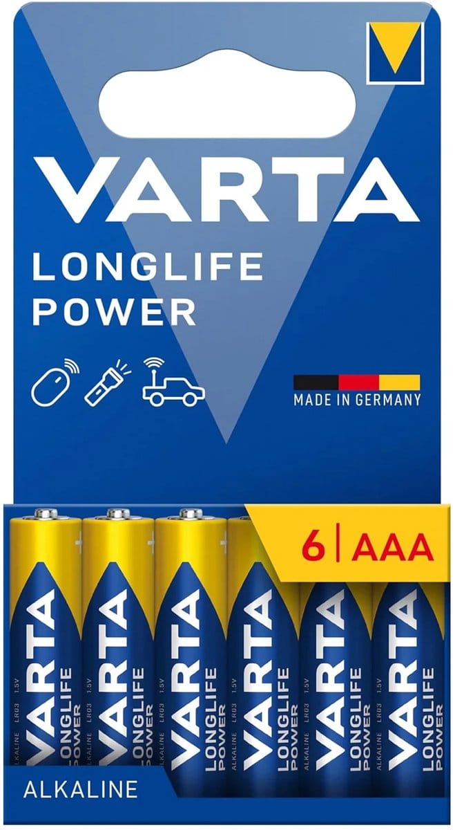 Varta Longlife Power AAA 6 stuks
