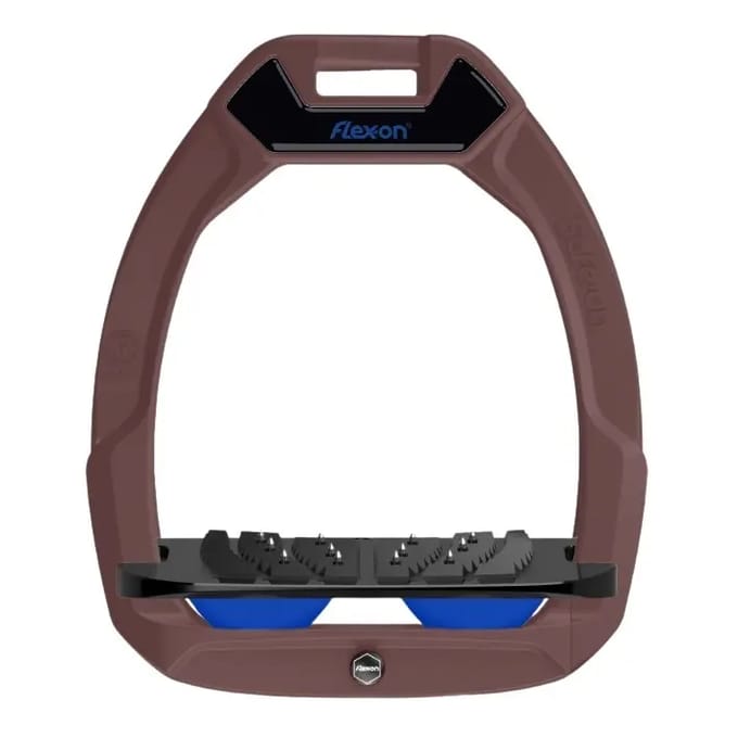 Veiligheidseindelijkers Paardrijden Hellend Ultra Grip Bruin/Zwart/Blauw Flex-On Safe-On