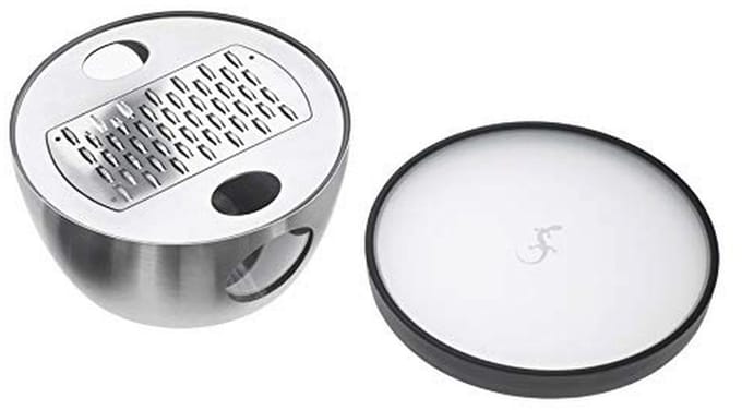 Rasp van roestvrij staal met opvangbak - ideaal voor voedselbereiding