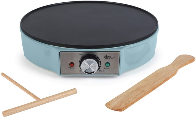 Giles & Posner Crêpemaker - Pastelgroen - 1000W