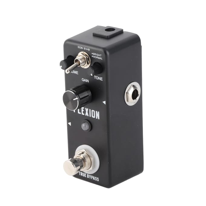 Plexion Gitaar Effectpedaal Aluminiumlegering Behuizing True Bypass Effectpedaal gray