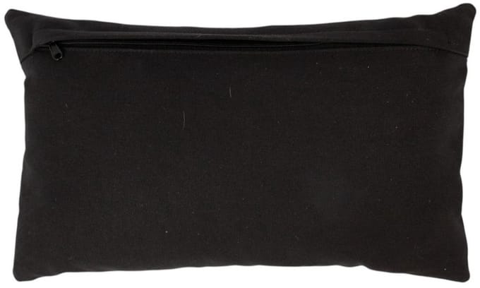 kussen koe uni zwart 30x50cm