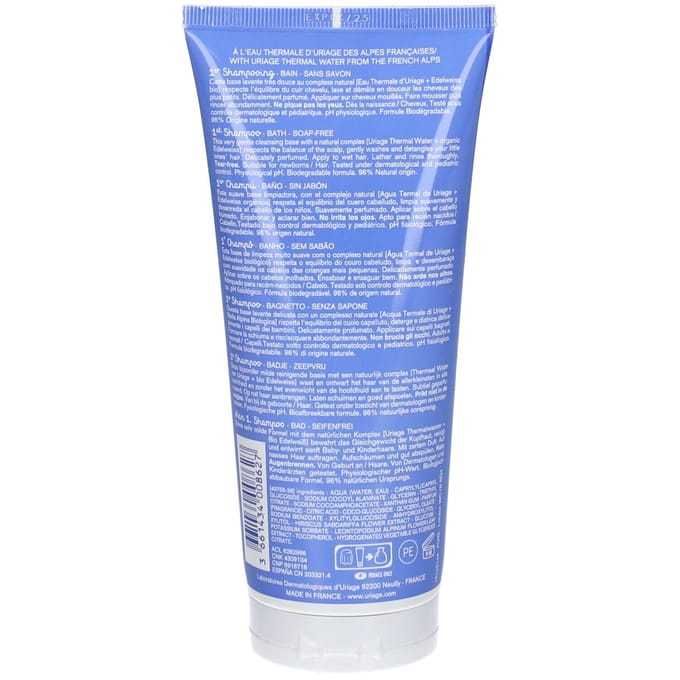Uriage Baby 1st Shampoo with Organic Edelweiss 200