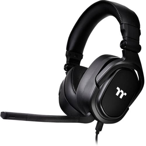 Thermaltake Argent H5 Stereo Gaming Headset Over Ear headset Kabel Stereo Zwart Volumeregeling, Microfoon uitschakelbaar (mute) Gamen