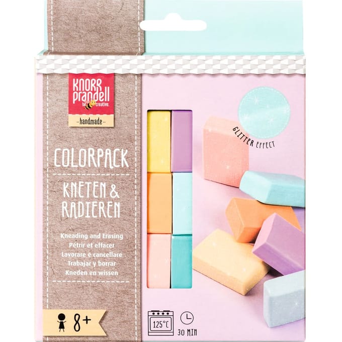 Kneed & gum kleurenset "Pastel"