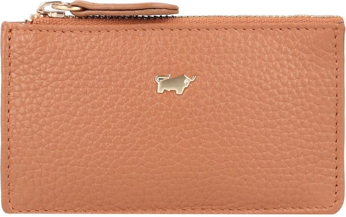 Braun Büffel Leren Sleutelgeval Asti Key Case Cognac Bruine
