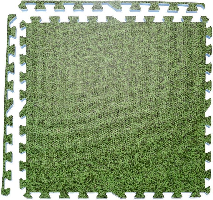 Vloertegels met graspint 60 x 60 - Dikte 10 mm - Set van 4