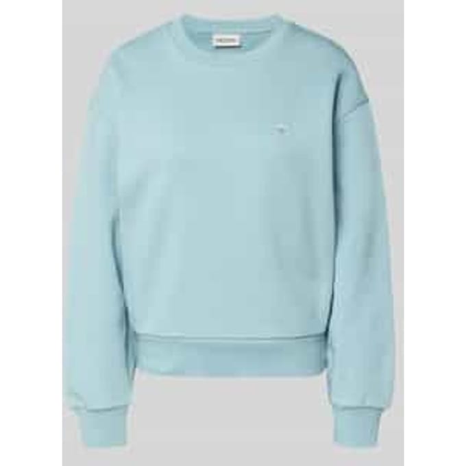 sweatshirt met logostitching model 'CASEY'