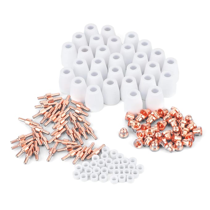 Lot de 130 buses de découpe plasma pour pistolet de soudage de véhicule, accessoires pour PT31 LG40