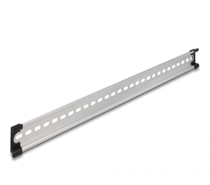 DIN-rail met sleufgaten | 19 inch | 48,2 x 3,5 x 0,75 cm | aluminium