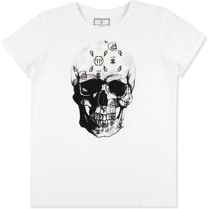 T-Shirt Ronde Hals Ss Skull