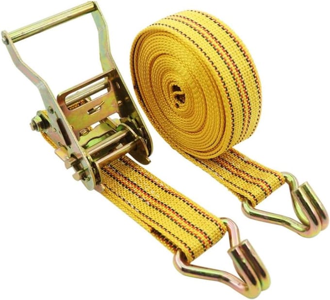 Spanband Ratel - Sjorband Haken - Lading Zekeren - Premium Polyester - 3 Meter - Zwart