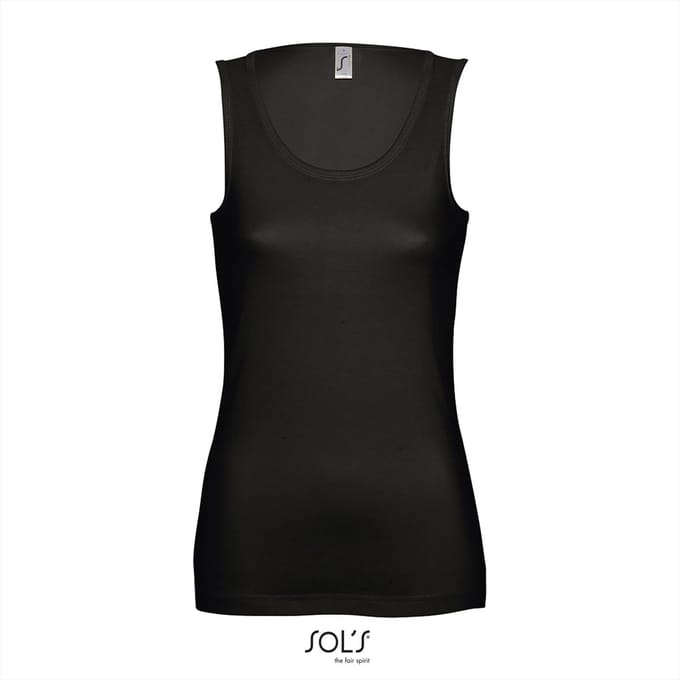 SOL'S Women´s Tank Top Jane L172 - Deep Black - S