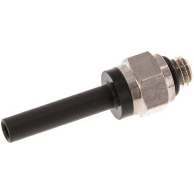 4mm x M 5 insteekfitting Messing/PA 66 buitendraad NBR [5 Stuks]