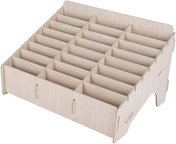 Dailygoods- Mobiele Telefoonhouder - Meerdere Cellen - Houten