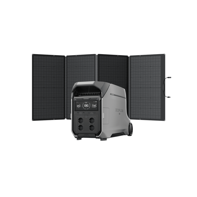 EcoFlow DELTA Pro 3 Solar Generator (PV400W)
