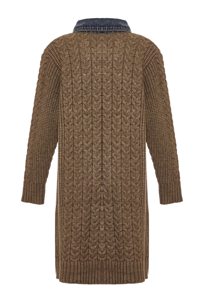 RISA Vest Dames koffie