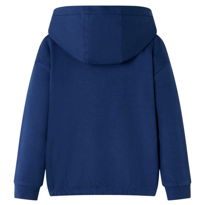 vidaXL - Kindertrui - met - capuchon - 92 - marineblauw