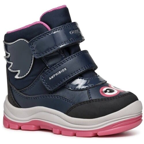 Hoge Sneakers Geox Navy Fuchsia