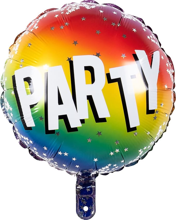 Boland - Folieballon Rainbow 'Party' - Multi - Folieballon