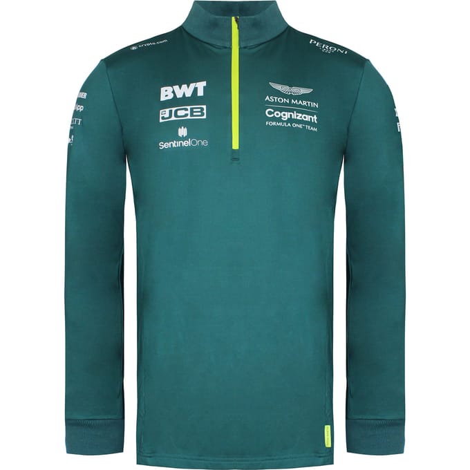 Aston Martin Cognizant F1 Official Team Heren Groen Midlayer Top