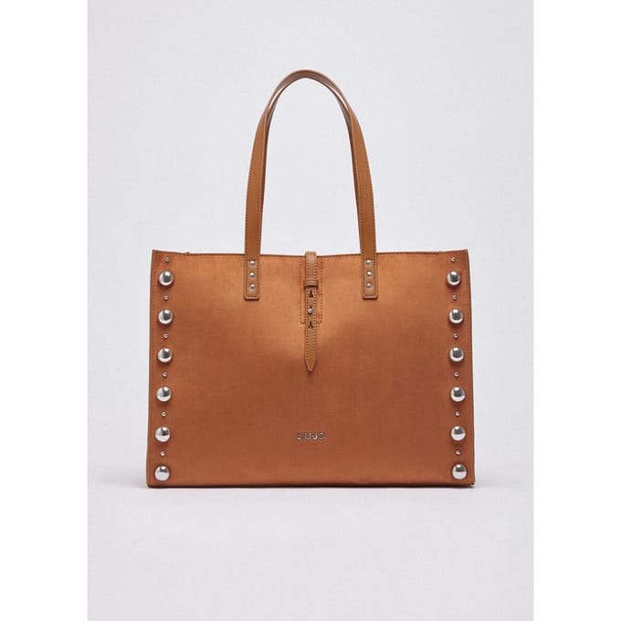 LIU JO schoudertas shopper Doba Tote Sequoia Lichtbruin