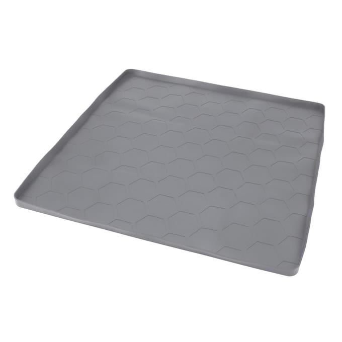 Koelkast Siliconen Mat Professionele Krasbestendigheid Lekdicht Onder Wasmachine Mat voor Gray gray
