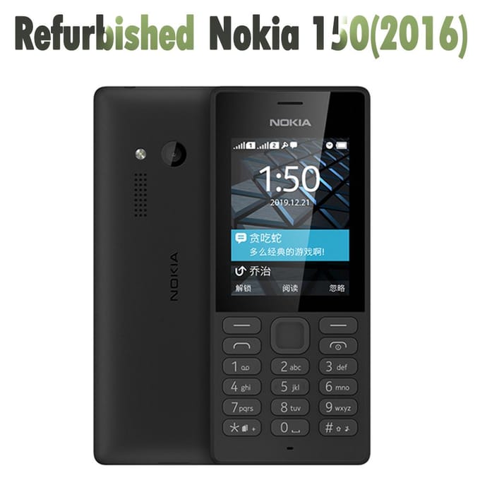 Gereviseerde Nokia Originele Nokia 150(2016) Dual SIM Mobiele Telefoon Met 2 SIM No charger wit