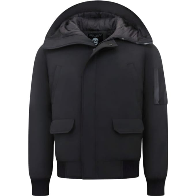 Winterjas Heren Kort model - 8821 - Zwart